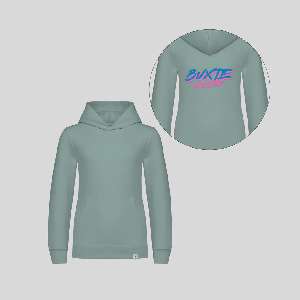 Buxtehoodie 'Flashback' Kids | Backprint-Kapuzenpullover für Kinder der 80er