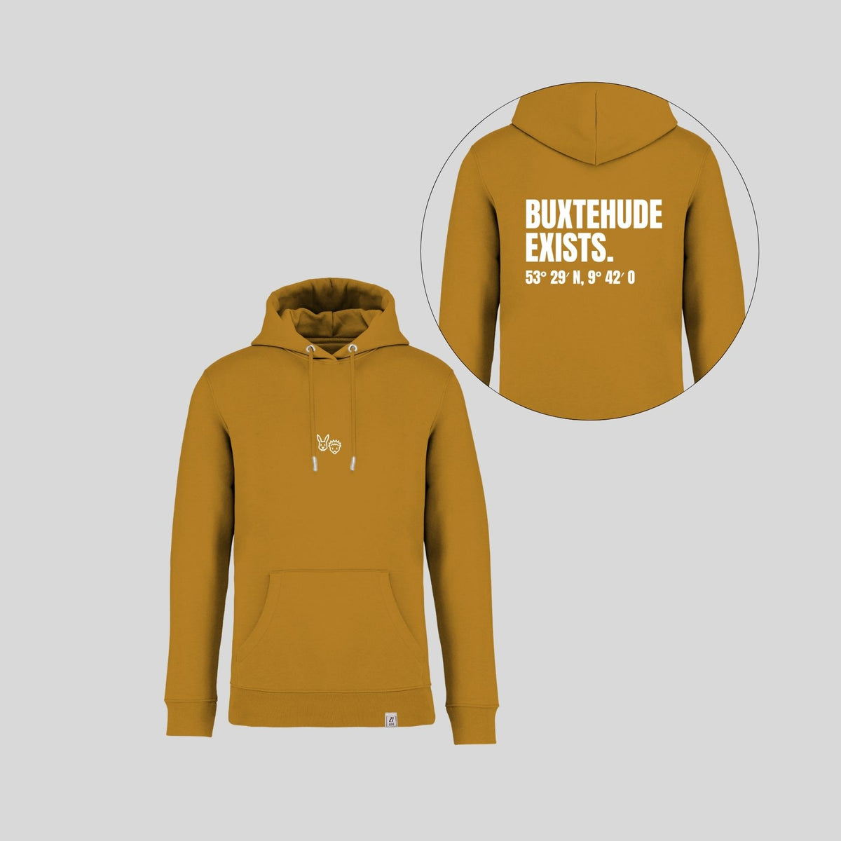Buxtehoodie 'Mythos' | Diesen Kapuzenpullover gibt's so sicher wie Bielefeld